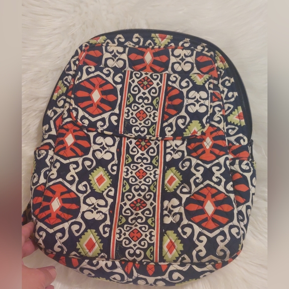 Vera Bradley Handbags - Vera Bradley backpack Blue Orange 14 X 13
